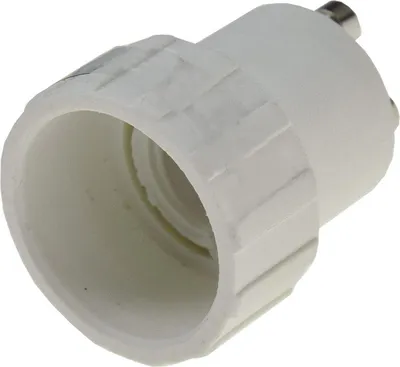 Produktbild von Lampensockel-Adapter Kunststoff GU10 auf E14