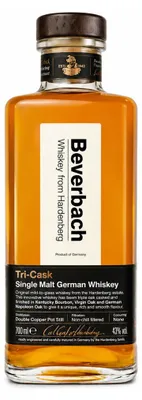 Produktbild von Beverbach Whiskey from Hardenberg Single Malt German Whiskey | 43 % vol | 0,7 l