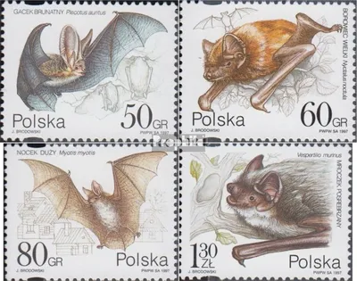 Produktbild von Briefmarken Polen 1997 Mi 3656-3659 (kompl.Ausg.) postfrisch Fledertiere