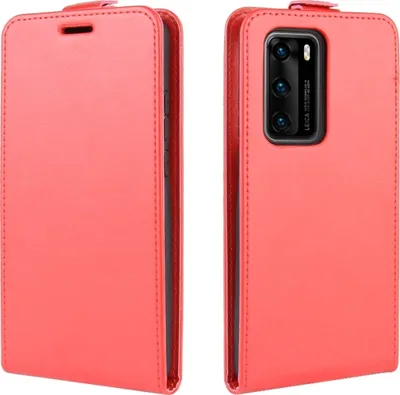 Produktbild von Mobigear  Huawei P40 Hülle Flipcase - Rot