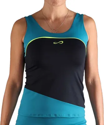 Image de T-shirt sans manches Endless Curve bleu M femme bleu M