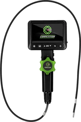 Produktbild von KS Tools COMPETITION HD-Videoskop-Satz, Ø 6,0 mm, 180° und 0° HD Frontkamera-Sonde, flexible PVC Hülle