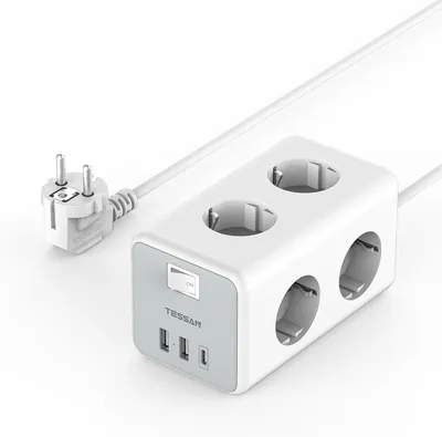 Produktbild von TESSAN Steckdosenleiste TS-306-C