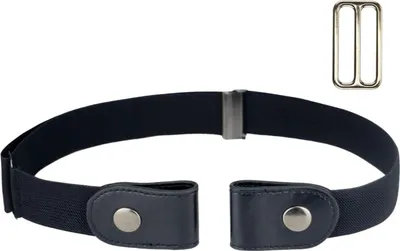 Produktbild von INF Elastischer Gürtel ohne Schnalle (Einheitsgröße) Schwarz 1 pack