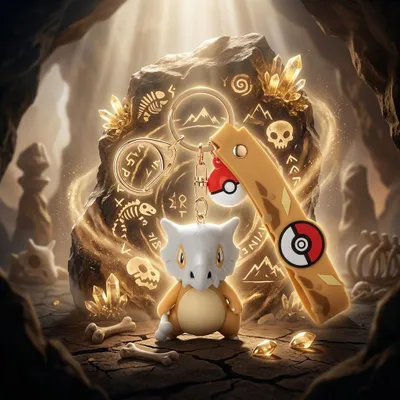 Produktbild von Pokémon Cubone Schlüsselanhänger – Funism