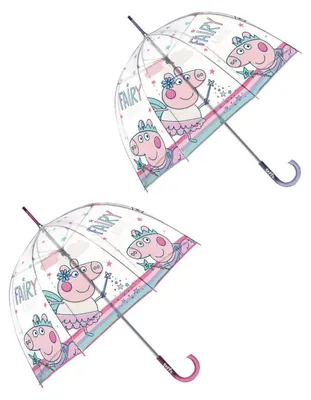 Produktbild von Transparenter Regenschirm Peppa Pig