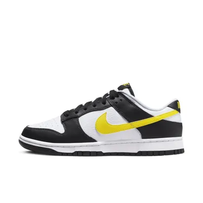 Produktbild von Nike Dunk Low Black White Opti Yellow Sneaker - EU 47,5