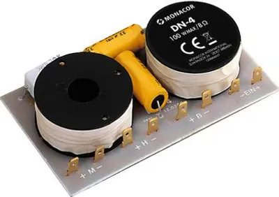 Produktbild von MONACOR DN-4 3-Wege-Weiche für 8 O
