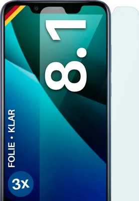 Produktbild von moex® 3x Schutzfolie kompatibel mit Nokia 8.1 - Displayschutzfolie dünn Folie, Klar