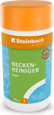 Produktbild von Steinbach | Beckenreiniger Super | kraftvolle Reinigung | schonend zu Oberflächen | ideal für Pools | schnelle Wirkung | Inhalt: 1 Liter