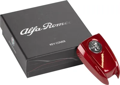 Produktbild von Original Alfa Romeo Schlüsselcover Rosso Competizione rot silber 50548986