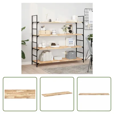 Obrázok produktu pre The Living Store Plávajúca polica 140x40x2 cm z masívneho dreva akácie neošetrená
