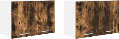 Obrázok produktu pre Závesná skrinka 2 pcs Údený dub a biely 60 x 31 x 40 cm