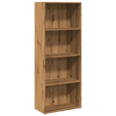 Obrázek produktu pro vidaXL Artisan dubová knihovna 60x30x152 cm materiál na bázi dřeva