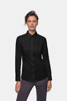 Produktbild von HAKRO Business Bluse 106 schwarz, XL