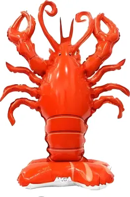 Produktbild von Folienballon Aufsteller 3D, Hummer rot ca. 46*60 cm