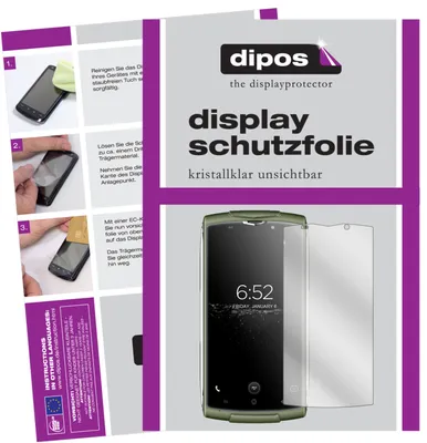 Produktbild von 2x Schutzfolie für Homtom Zoji Z7 klar Displayschutzfolie Folie Display Schutz