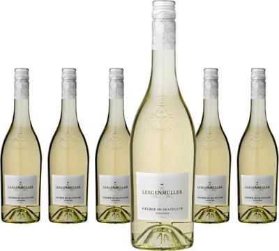 Produktbild von 6 x Lergenmüller Gelber Muskateller QbA feinherb