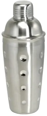 Image de Shaker cocktail 3tlg - Acier inoxydable avec passoire - 700 ml.