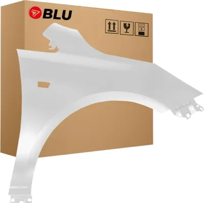 Image de BLU Aile Compatible avec Opel Corsa E Z40R Droite Weiss SchneeWeiss | 2015-2019 | Avant | Peint| Prêt à Monter | Acier