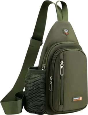 Produktbild von Sportrucksack, Herren-Umhängetasche, leichte, wasserdichte grüne Tasche