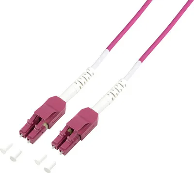 Immagine prodotto di Cavo patch in fibra ottica LogiLink Uniboot 2x LC-Duplex OM4 2,0 m