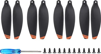 Produktbild von Drohnen Propeller 16 Stück für DJI Mini 2 und Mini SE, Ersatzblätter mit Schrauben und Werkzeug, Leise PC-Kunststoff Rotoren