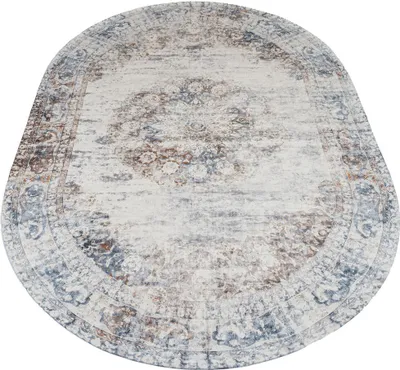 Produktbild von Teppich Viola Taupe - Oval 160 x 230 cm