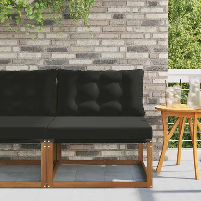 Produktbild von "2026 Aktion"Outdoor Mittelsofa/Couchgarnitur - CLORIS - Outdoor-Möbel - für Garten/Terrasse - Massivholz Akazie Natur - Gartensofas Promotion857101