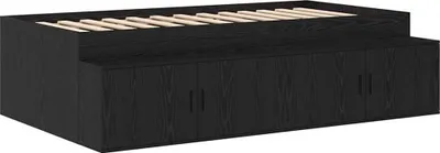 Imagen del producto de Marco de cama con cajón, color roble , 90 x 190 cm, madera compuesta