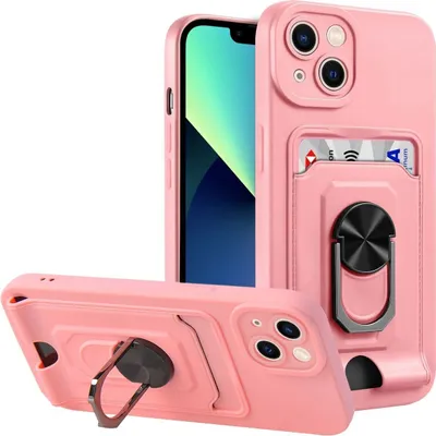 Produktbild von König Design Hülle kompatibel mit Apple iPhone 14 Plus Kunststoff Soft Handyhülle - Handy Case Rosa