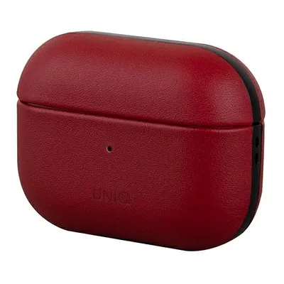 Produktbild von Etui Uniq Terra Echtes Leder Na Airpods Pro - Czerwone