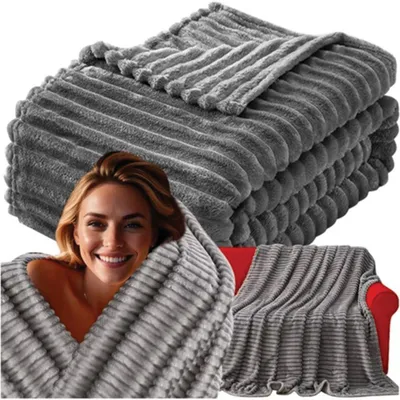 Produktbild von Decke 1,6x2m - grau Ruhhy 24494