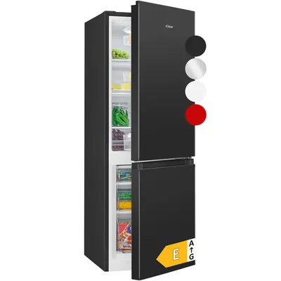 Produktbild von Bomann® Kühlschrank mit Gefrierfach |  | 143cm | Kühl Gefrierkombination leise | Türanschlag wechselbar | 175L | KG 320.2 schwarz