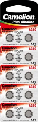 Produktbild von Alkaline Knopfzelle Camelion AG10/LR54/LR1131/389, 4143