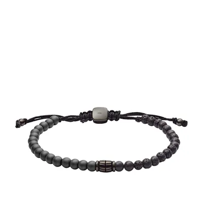 Obrázok produktu pre Fossil JF03008793 Pánsky náramok z nehrdzavejúcej ocele Silver Black 26 cm