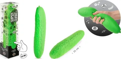 Produktbild von Trendhaus Handelsgesellschaft XXL Anti-Stress Gurke Diese XXL Anti-Stress Gurke ist das perfekte Spaß- und Entspannungs-Gadget für zwischendurch. Mit Sonstige