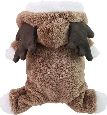 Produktbild von Famanu Weihnachtskostüm für Hunde und Katzen - Lustiges Elch Kostüm für Feiertage