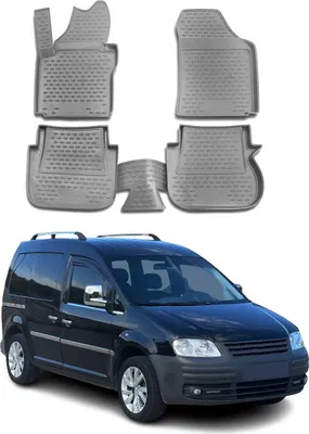 Produktbild von 2007-2014 VW Caddy Fußmatten TPE Grau 4 tlg