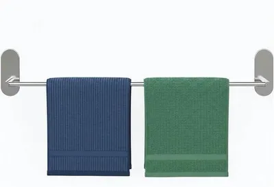Zdjęcie produktu dla Omgoods - Samoprzylepny uchwyt na ręczniki - 40 cm, stal nierdzewna