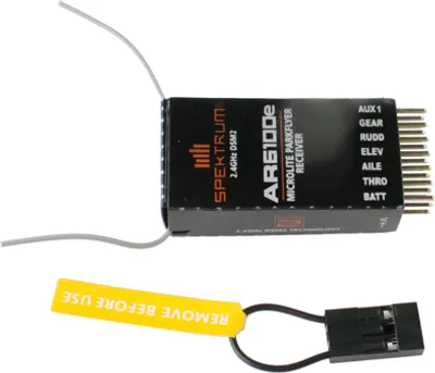 Immagine prodotto di AR6100 Mini ricevitore di sistema radio a 6 canali a 2,4 GHz (nero)
