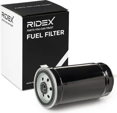 Produktbild von Kraftstofffilter RIDEX 9F0070 für BMW 5 Limousine (E39) Anschraubfilter