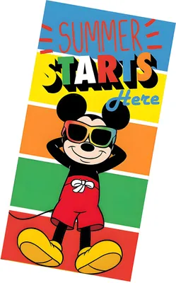 Obrázok produktu pre Disney plážová osuška 70x137 cm - Mickey mouse/Humid summer