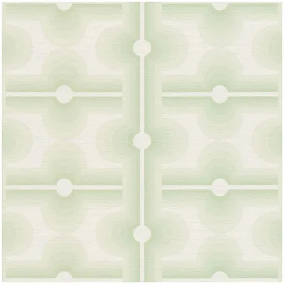 Zdjęcie produktu dla Profhome 395331-GU Tapeta retro geometryczna zielono-szaro-kremowo-biała 4,5 m2