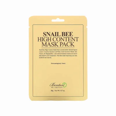 Immagine prodotto di Benton Snail Bee Mask Wrap Maschera idratante