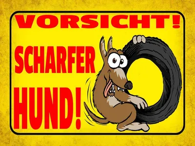 Produktbild von vianmo Holzschild 30x40 cm Vorsicht scharfer Hund