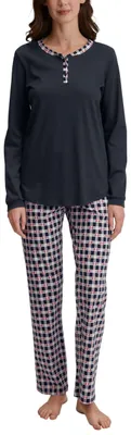 Produktbild von CALIDA Family & Friends Pyjama Damen Dark Sapphire 36-38