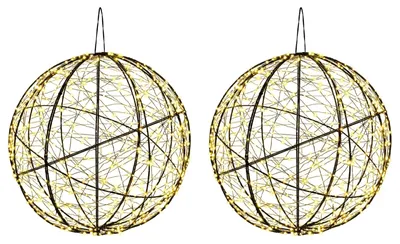 Produktbild von Weihnachts-Finial-Licht 2 stk. 1500 LEDs Warmes Weiß