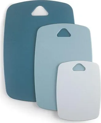 Produktbild von Lacor Schneidebretter Set – Doppelseitig BPA-frei – Polypropylen – Ozeanfarben – 3 Größen