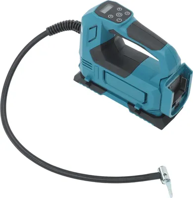 Immagine prodotto di Compressore d'aria senza fili - Pratica pompa per pneumatici - 250 W - Display digitale - Alta pressione - Alimentazione a batteria (batteria non inclusa) - Auto/bicicletta/moto/palloni - Verde